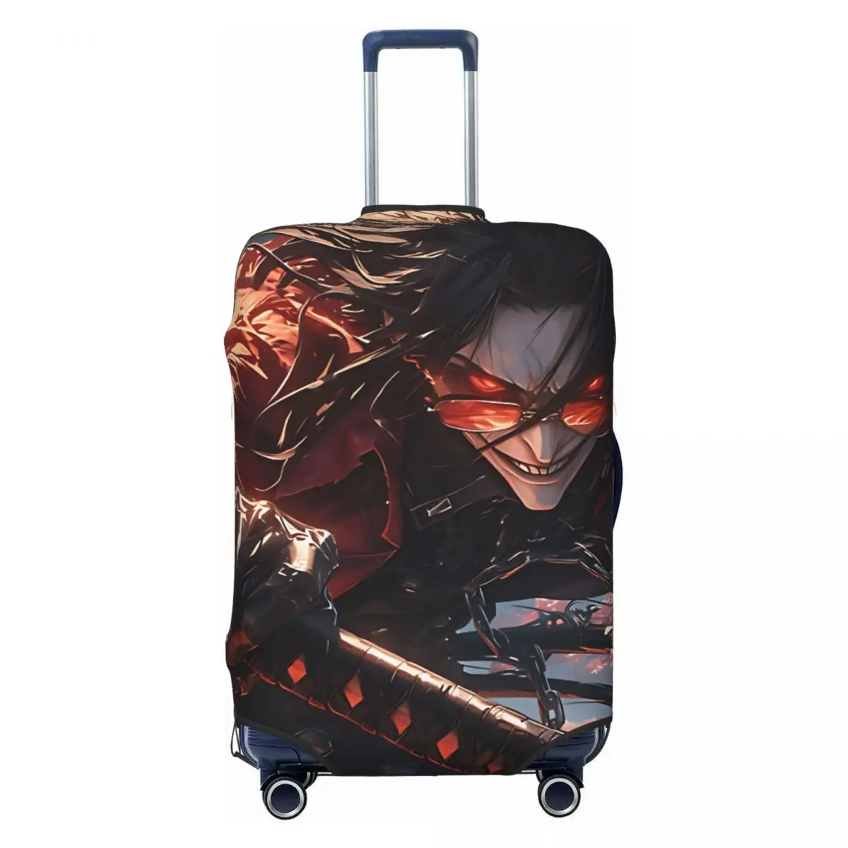 

Чехол для чемодана Alucard Hellsing, полетная круизная поездка, полезные принадлежности для багажа, защита