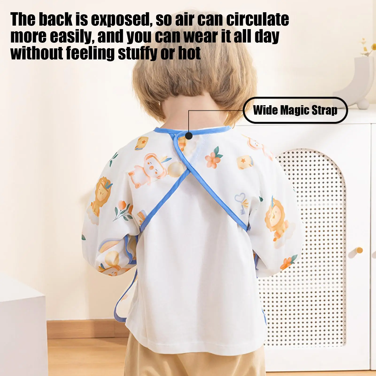 

Baby Food Bibs Waterproof Sleeved Feeding Toddler Bib Overalls Cloths Smock For Sensitive Skin Daily Mealtime Complementary Food