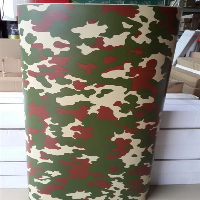 152x30cm Camouflage Vinyl PVC Car Sticker Wrap Film Digital Woodland Army Military Green Camo Desert Decal For Auto Motorcycle view 4