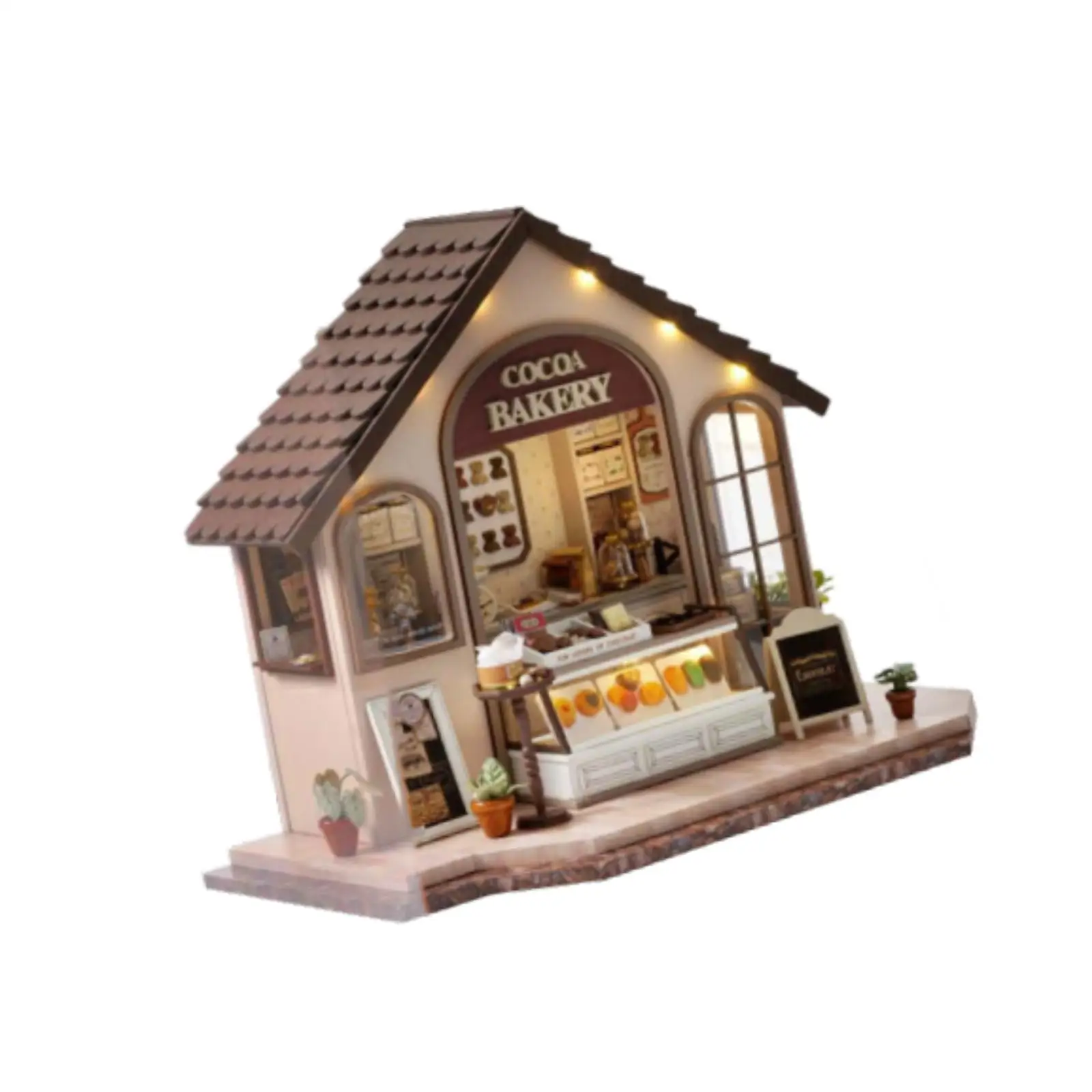 

DIY Doll Houses with Furniture Artwork Display Decoration Educational Toy for Teens Family Boy Girls Kids Adults Holiday Gifts