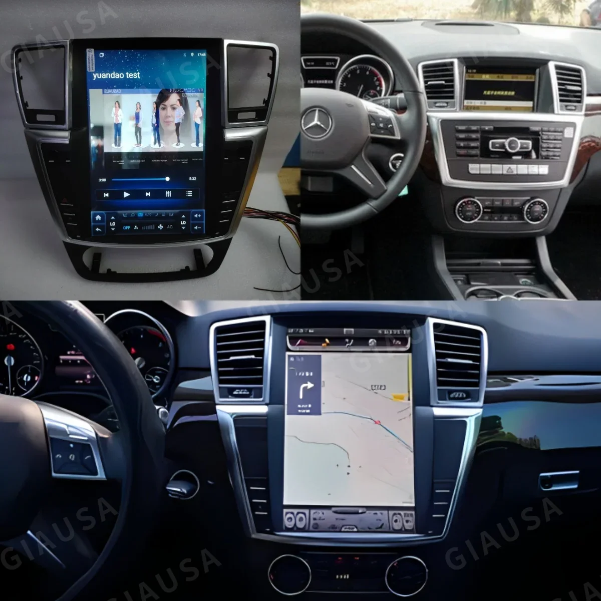 

12.1" Car Multimedia Video Player For Mercedes-Benz GL ML W166 X166 2012-2015 GPS Navigation Android 13 8Core Auto Carplay 4G