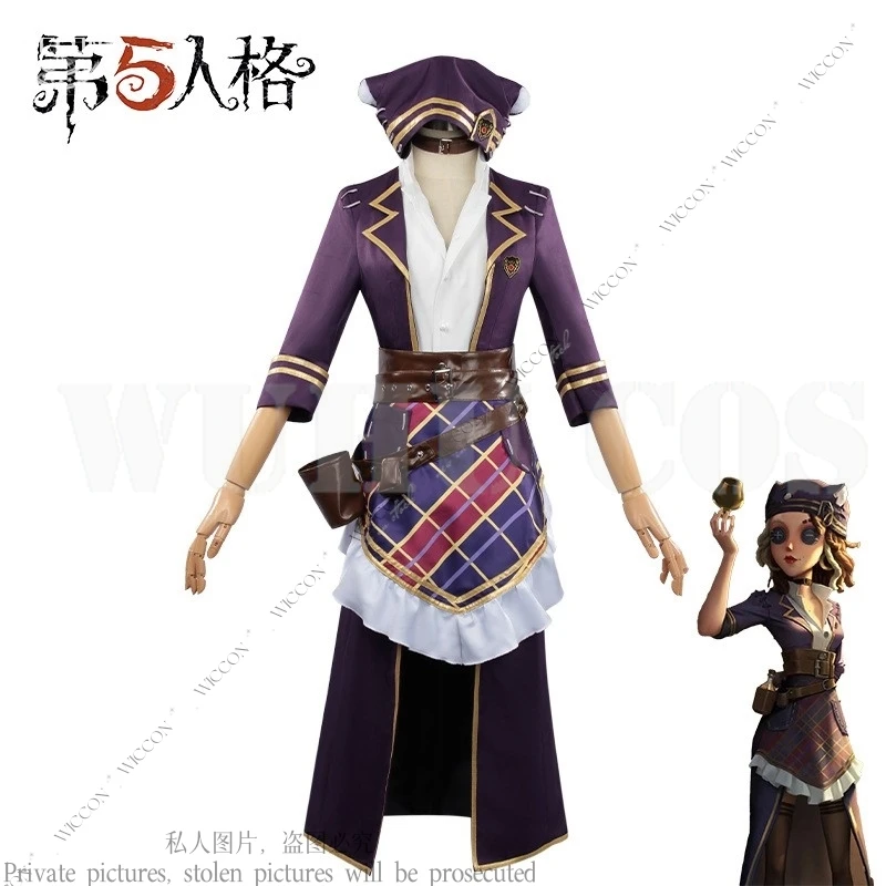 

Identity V Cos Demi Bourbon Mixologist Cosplay Costume Survivor Woman Halloween Party Set Comic-Con Disguise Tower of Lvory