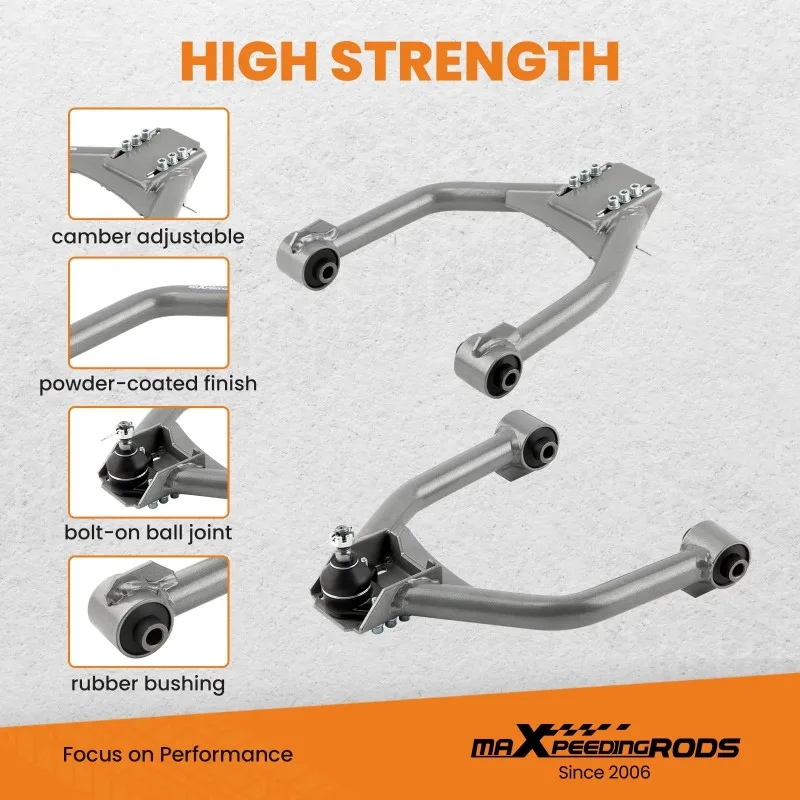 Adjustable Camber Rear + Front Upper Arm for Dodge Charger 2006-23 +/- 3 Degrees