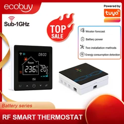 Tuya Wifi Thermostat Smart Home  Wireless Room Digital  Battery For Gas Boiler Floor Heating Temperature Controller Smart Life