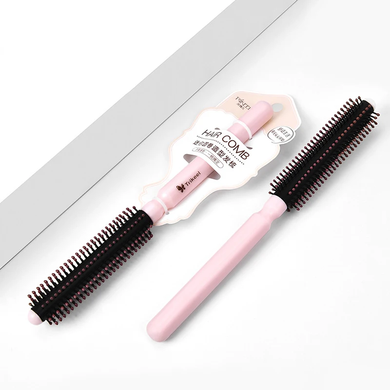 1Pc Spiral Plastic Round Brush Quiff Roller Wavy Curly Styling Care Curling Beauty Profession Barber Salon Styling Tools