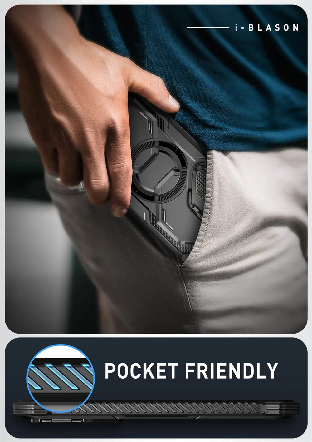For Samsung Galaxy S24 Ultra Case (2024 Release) 6.8 inch I-BLASON Armorbox Full-Body Rugged Case with Built-in Screen Protector