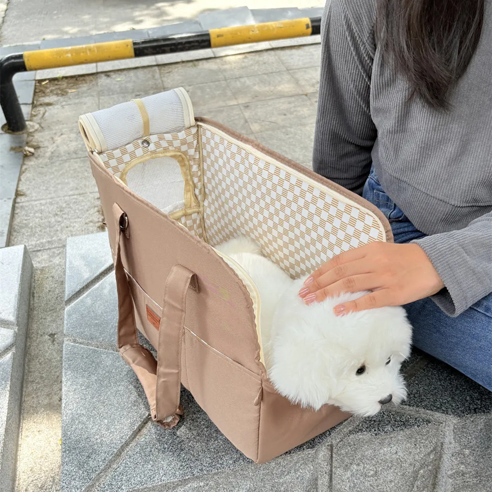 

Comfortable Dog Bag Pet Crossbody Shoulder Bag Outdoor Travel Portable Cat Puppy Sling Carrier Bag Pet Carrying Supplies