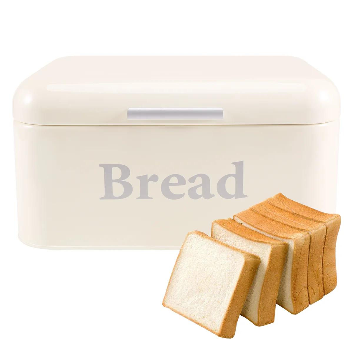 

Vintage Bread Box Cupboard Iron Snack Box Desktop Finishing Dust-Proof Storage Box Storage Bin Keeper Food Kitchen Shelf Decor W