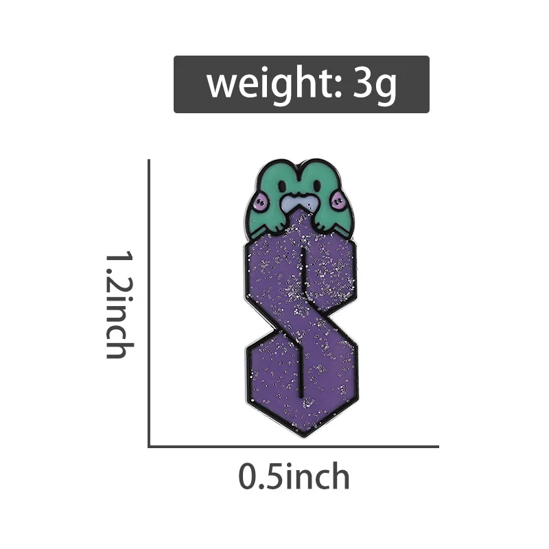 بارد S الضفدع الصلب المينا دبابيس مضحك الكرتون الحيوان بروش معدني ظهره اكسسوارات شارة التلبيب الأزياء والمجوهرات هدية للأصدقاء