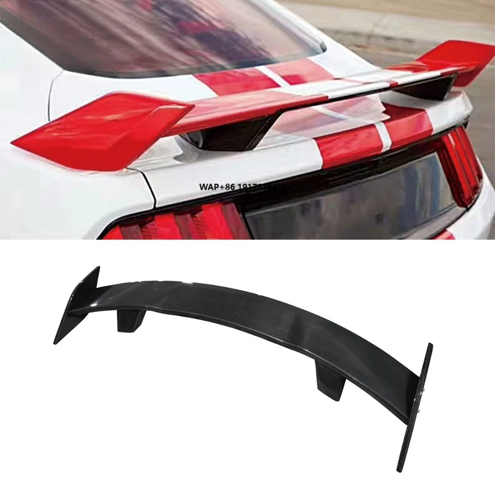 

For Mustang 2015-2022 Carbon Fiber Rear Spoiler Car Bumper Accessories