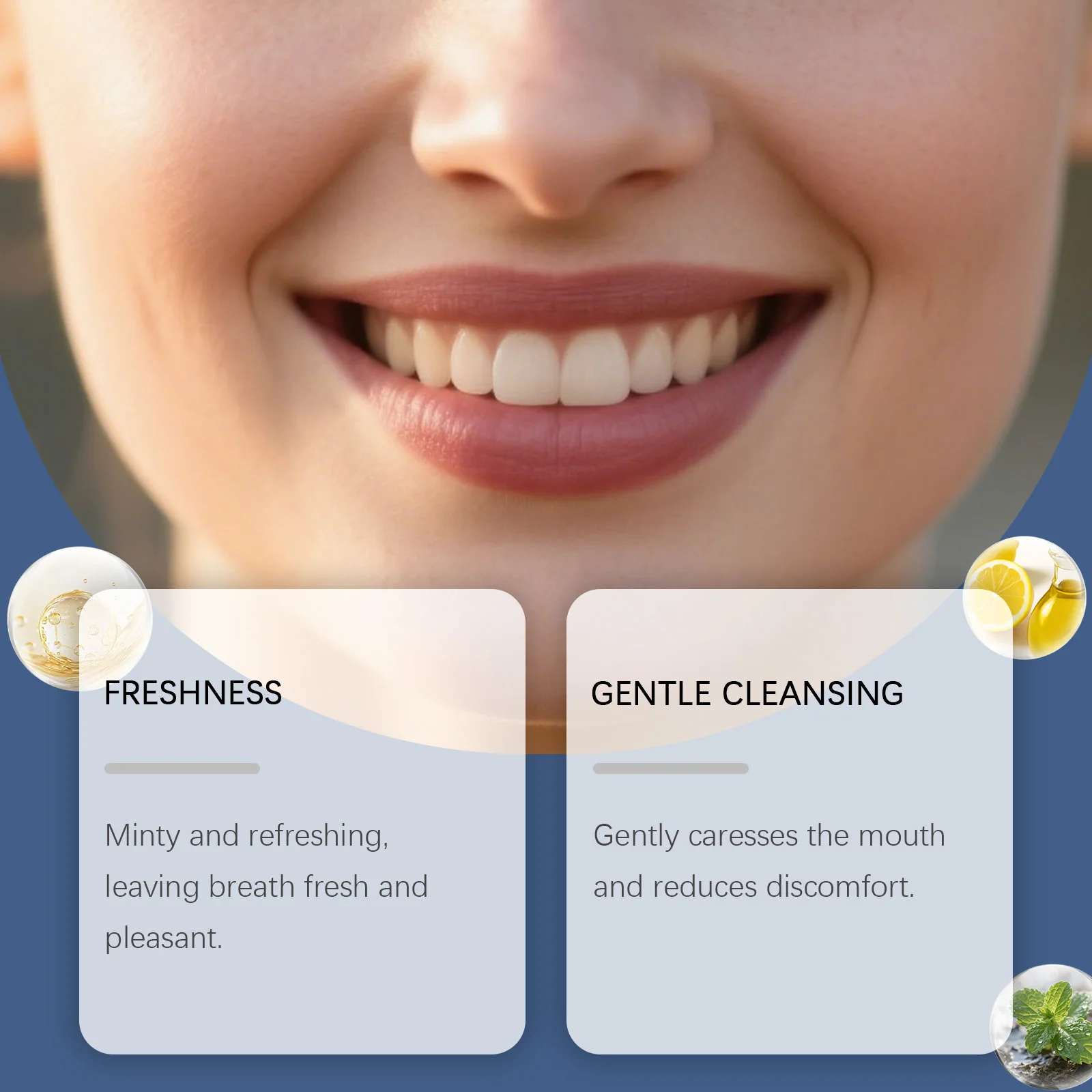 

Coconut Pulling Oil With Tongue Scraper Teeth Whitening Oral Hygiene Cleansing Fresh Breath Alcohol-Free Odor Removal Mouthwash