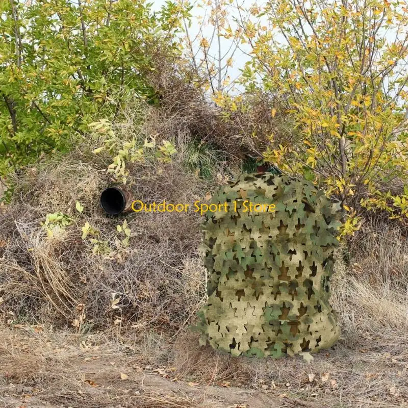 

A0KA Pack of 5 Camouflage Leaf Strips Easy to Install Concealing Camouflage Strips for Outdoor Enthusiasts and Hunting Game