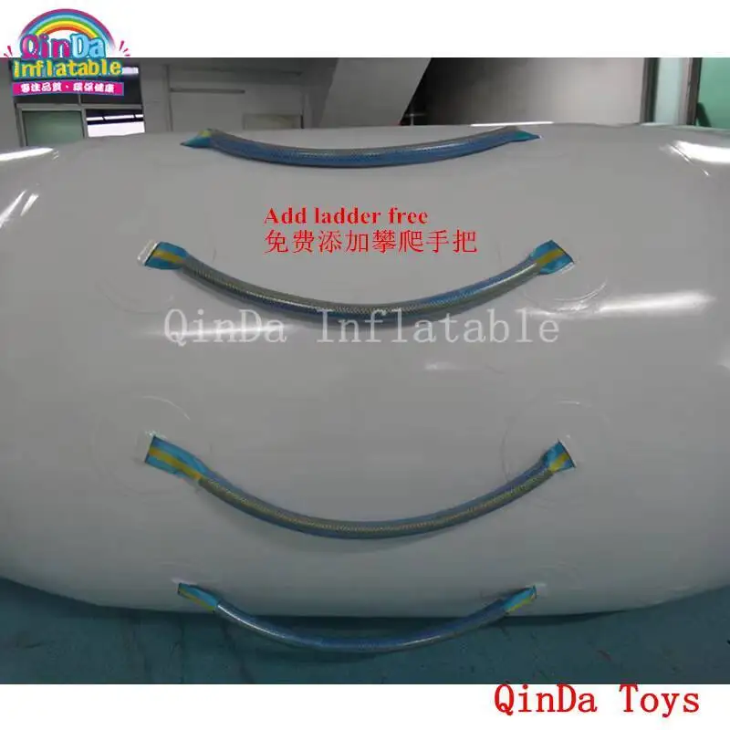 

4m*0.65m Inflatable Water Jumping Trampoline,free Air Pump Inflatable Bounce Bed For Sale