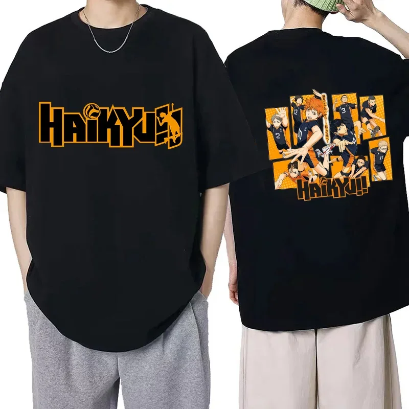 Haikyuu Manga Gothic T-shirt Funny Fly High Karasuno Kuroo Tops Streetwear Anime Harajuku Tee Shirt Oya Oya Oya Graphic Tshirt