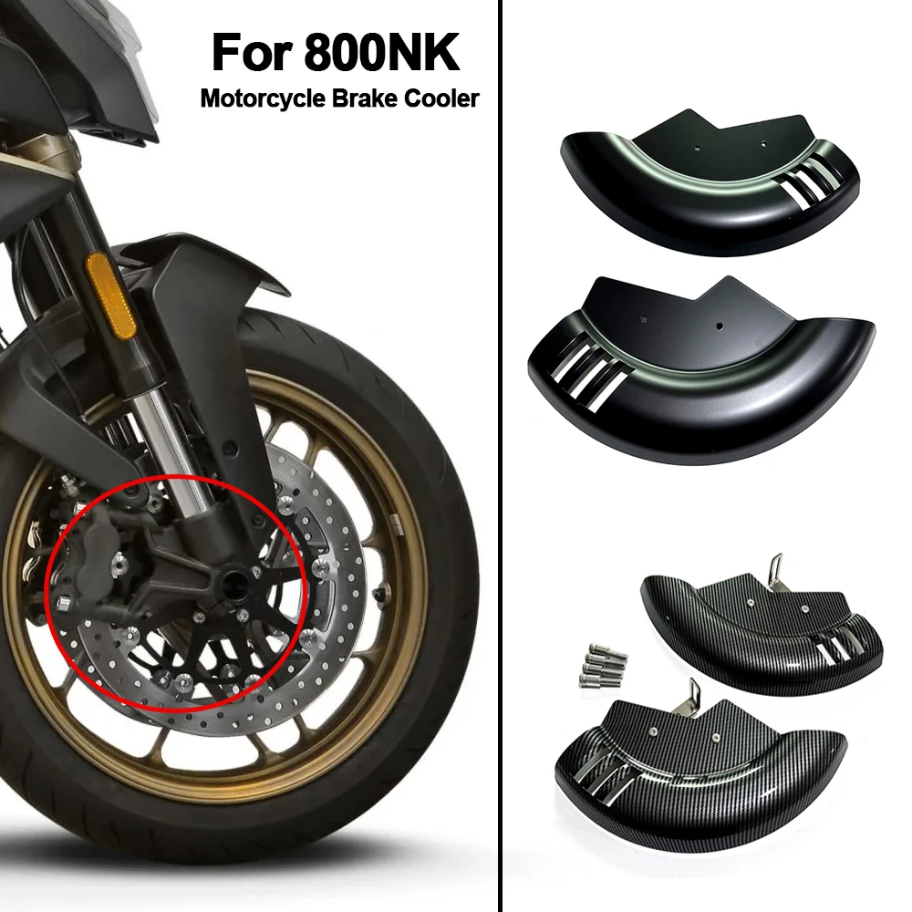 ABS Plastic Brake Caliper Radiator For CFMOTO 800NK 800 NK Motorcycle Brake Disk Cooler Air Cooling Duct Side Cover