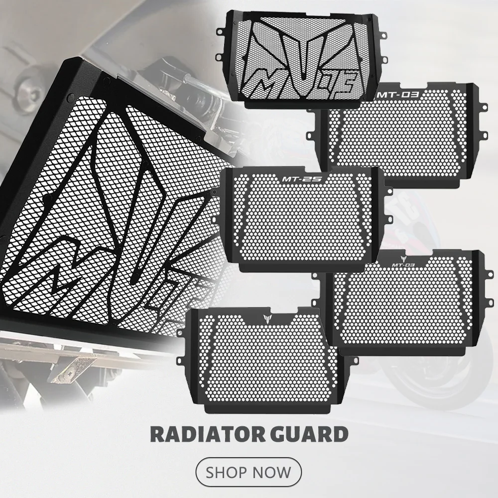 

Motorcycle Accessories Aluminum Radiator Grille Grill Guard Cover Protector For YAMAHA MT-03/MT-25 MT03 MT 03/25 2021 2022 2023