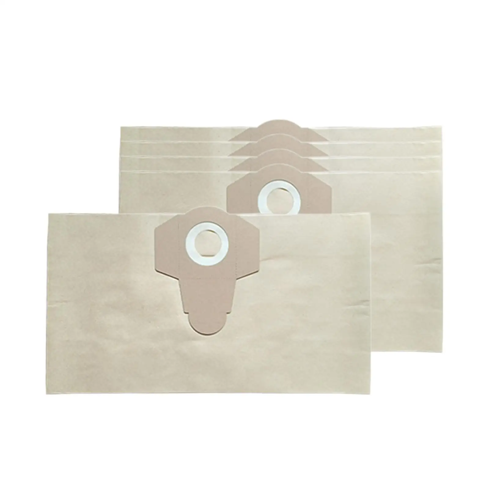 5x sacos de aspirador de pó molhado e seco sacos de papel peças substituição saco de coleta de poeira para remoção do cabelo 15l