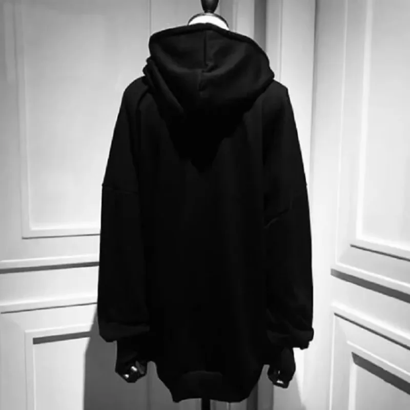 2023 nova moda pullovers gótico lua impressão hoodies anime japonês letras punk moletom harajuku plus size roupas cosplay