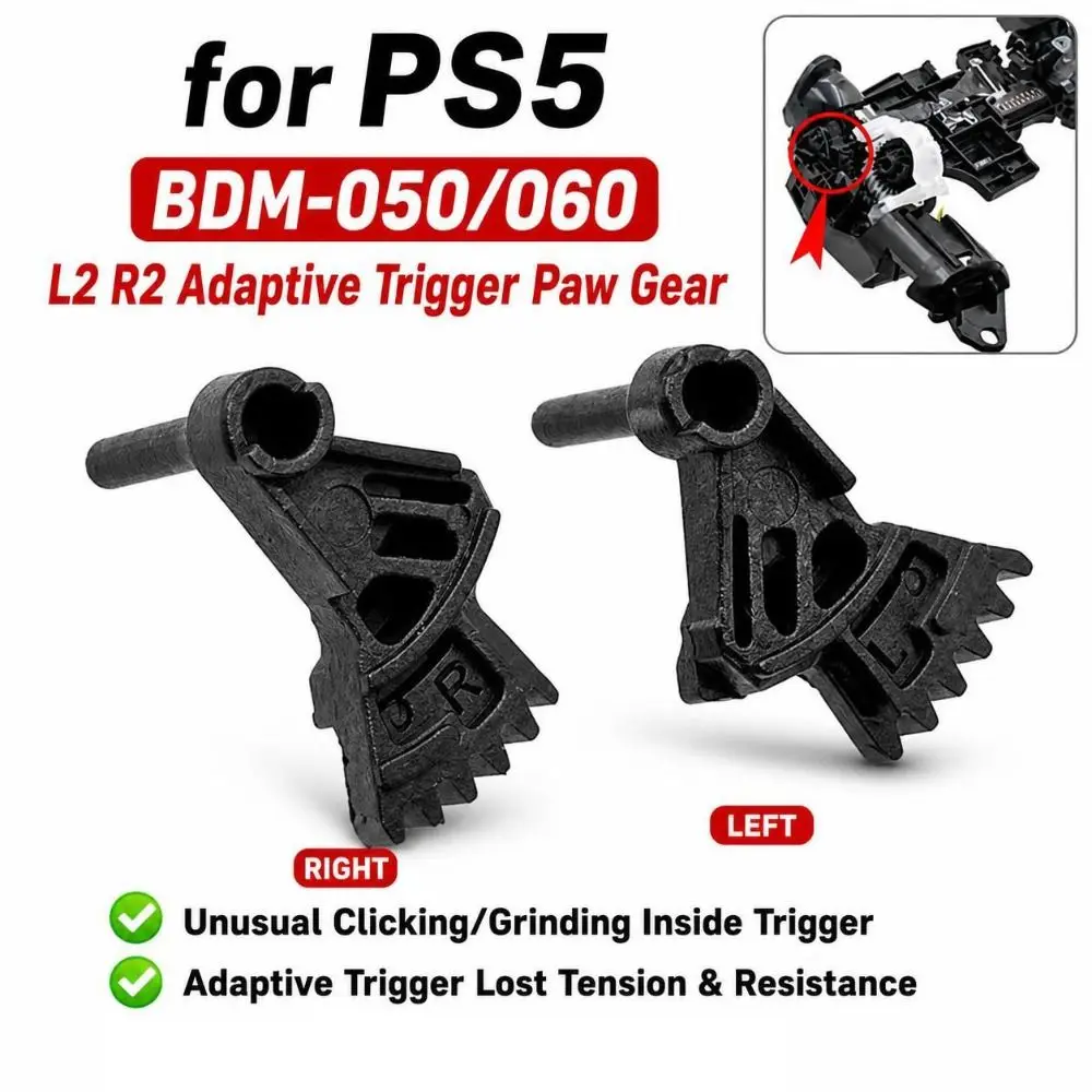 Replacement Adaptive Trigger Pawl Gear Spare Parts DIY Repair Controller Trigger Pawl Durable for PS5 BDM-050/060
