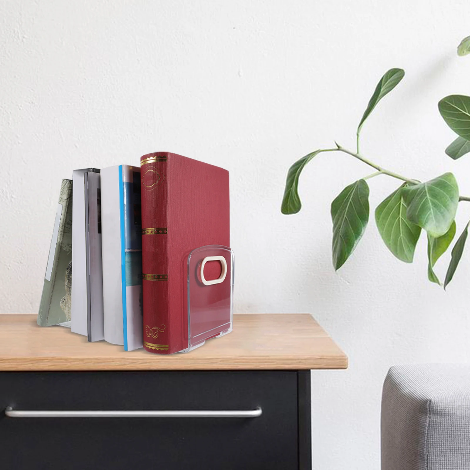 

Book Shelf Bookshelf Bookcase Holder Desk Stand Delicate Desktop Organizer Crafted Stands Student