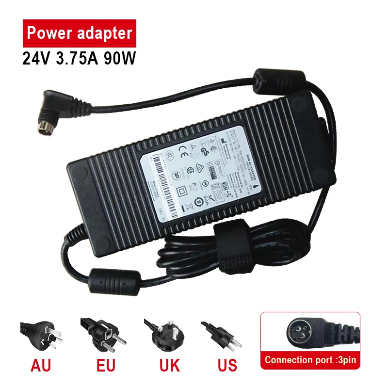 電源24v 3.75a 90w R360-760(DA-90A24) R360-760 s9 ip21 ip22用acアダプター充電器