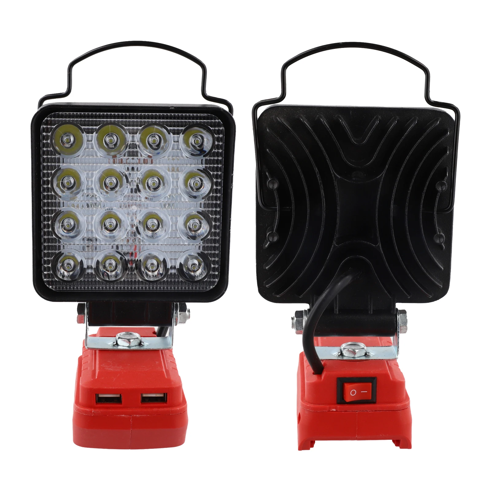 ضوء عمل خارجي LED متوافق مع Einhell 4511396 4511437 يتميز بزاوية قابلة للتعديل وتصميم محمول