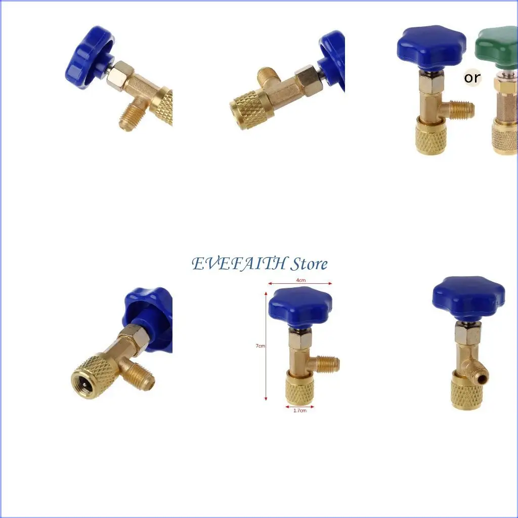 

124B 1/4 SAE AUTO AC может нажать на кондиционер для бутылок клапана