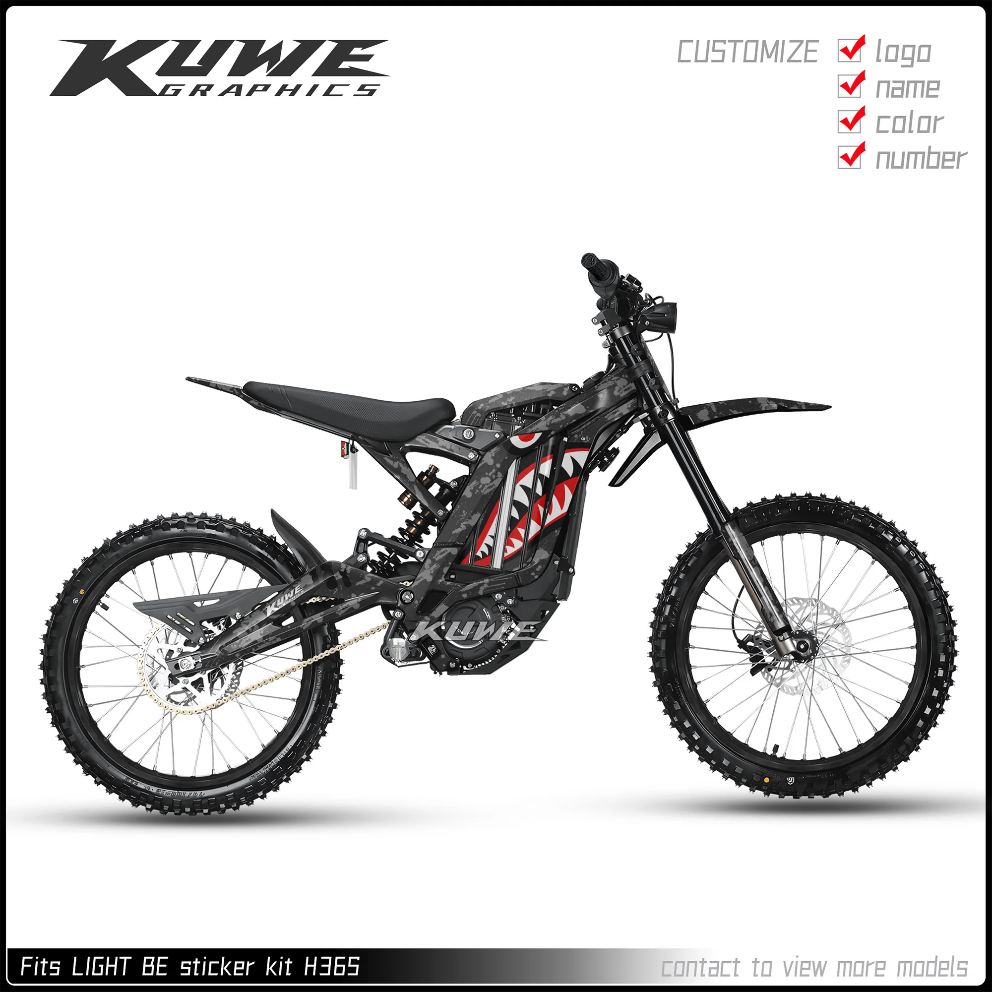 Suitable for Surron Light Bee X Graphics Kit Decals Kit Sticker