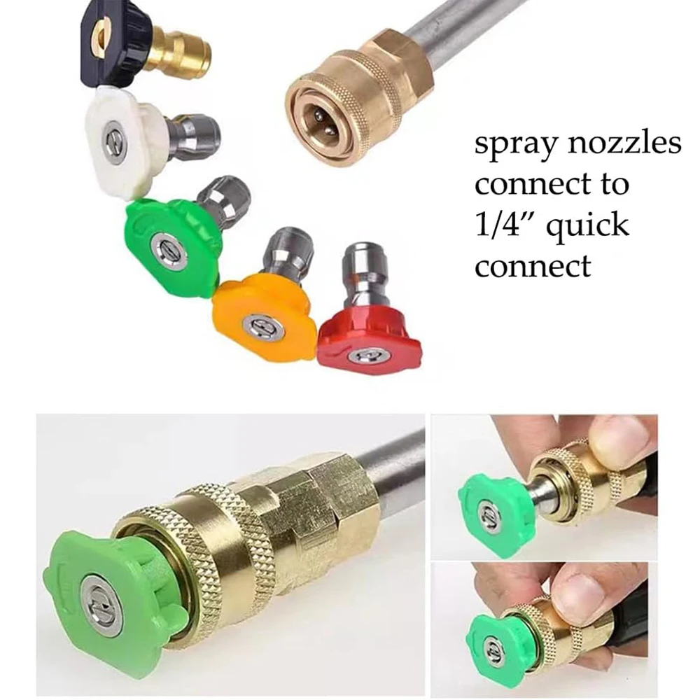 ROUE-pistola de agua de alta presión para Karcher K2 K3 K4 K5 K6 K7, pistola de chorro de Metal de 1/4 pulgadas, limpieza de coche