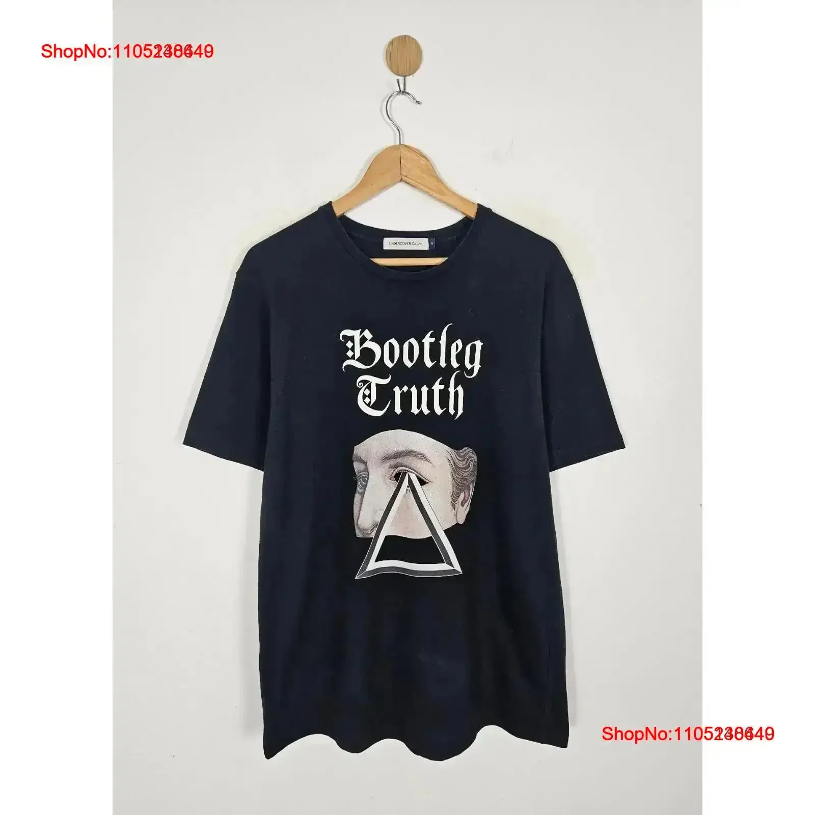 Undercover Jun Takahashi SS19 Gothic Bootleg Truth T Shirt vintage Washed Comfortable streetwear Soft Stretched graphic Stylish