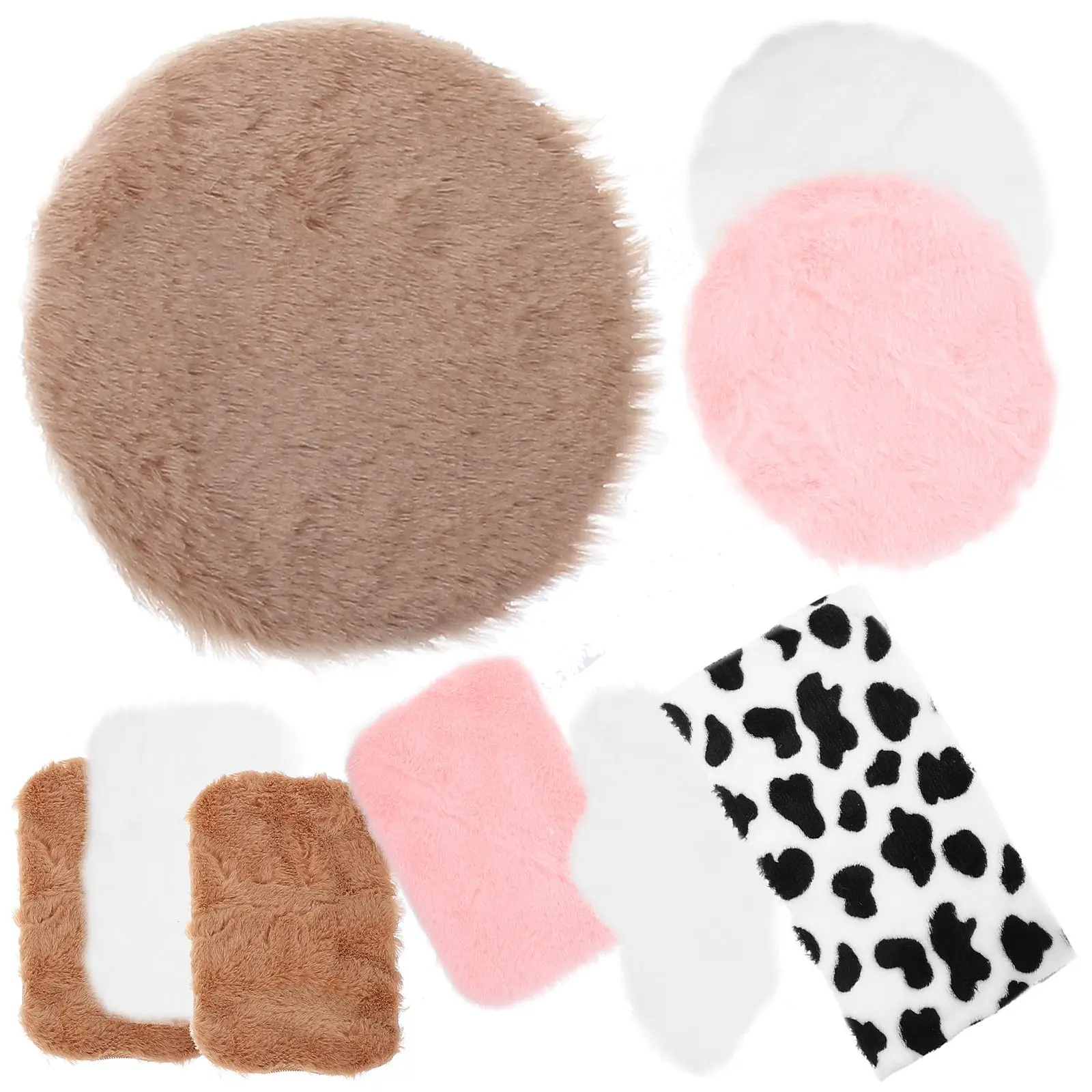

9 Pcs Miniature Carpet Random Color Small House Accessories House Decoration Mini Rug Mini Door Mat Home