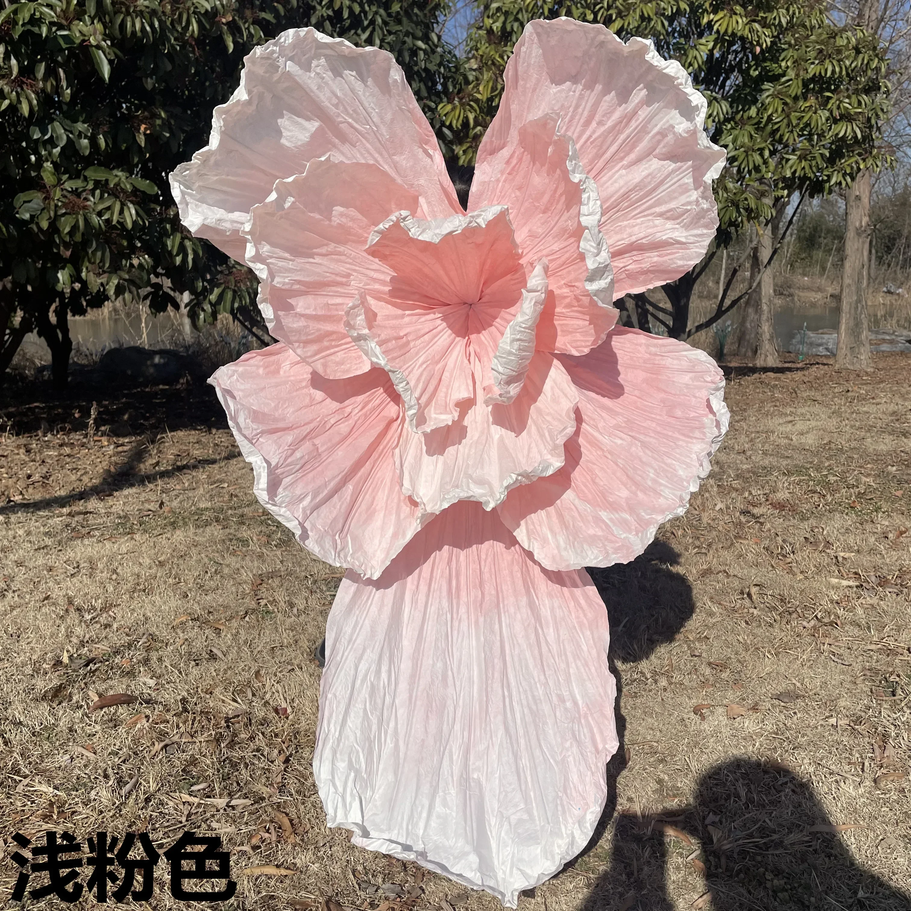 Large Artificial Handmade Paper White Flower Wedding Decor Background Wall Window Display Giant Paper Flower Autumn Party Decor
