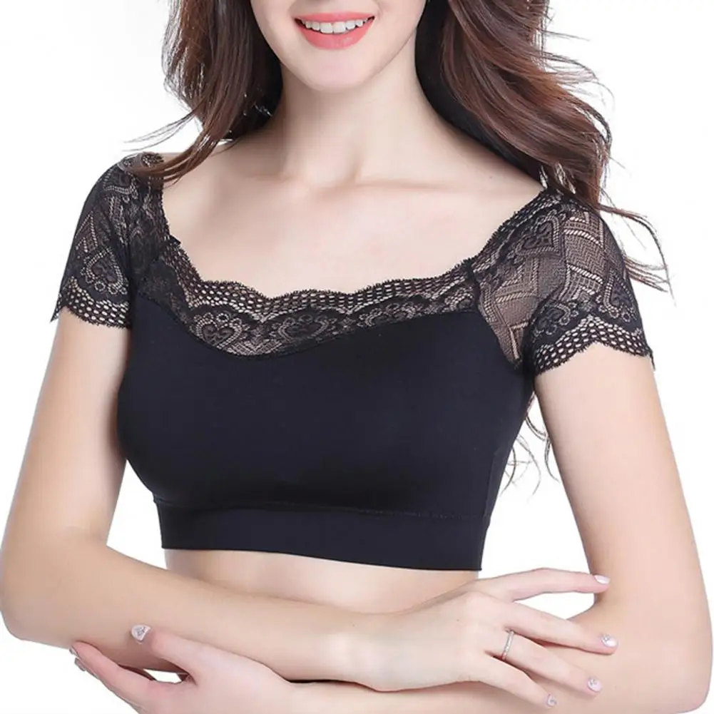 Invisible Bra  Soft Anti-exposure Wrapped Crop Top  Breathable Ladies Tube Top