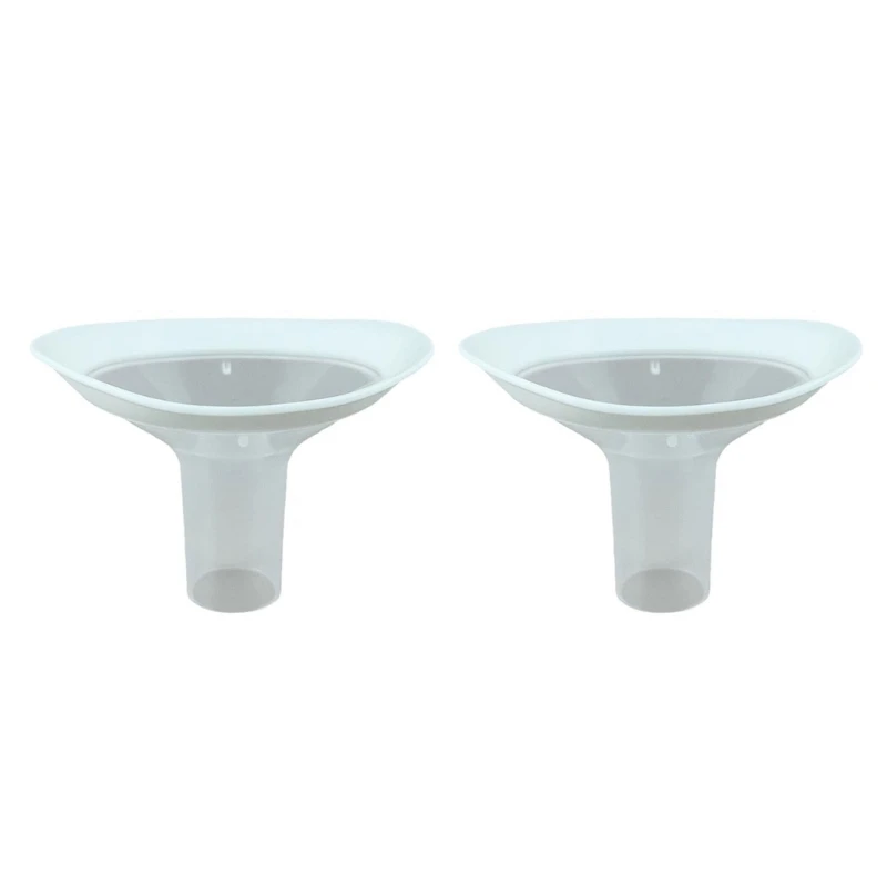 Upgrades Silicone Breast Pump Flanges Soft Edge Breast Shield 21/24mm Milk Pump Flanges Gentle Nursing Breast Shield A2UB