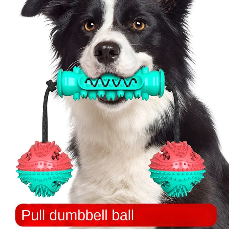 

Dog Pulling Rope Toy Interactive Training Ball Dog Toy Grinding Teeth Cleaning Teeth Anti Bite Suitable For Large Dogs