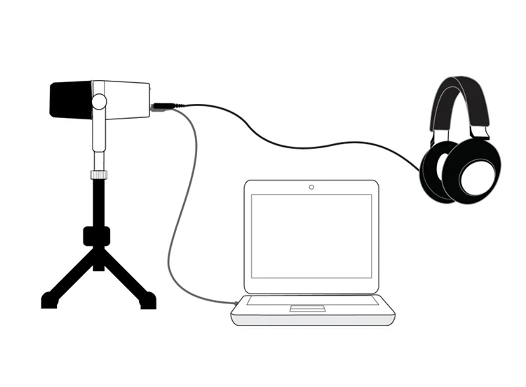 Microphone mv7 usb podcast microphone for podcasting conference room desktop usb mic sound card desktop notebook computer