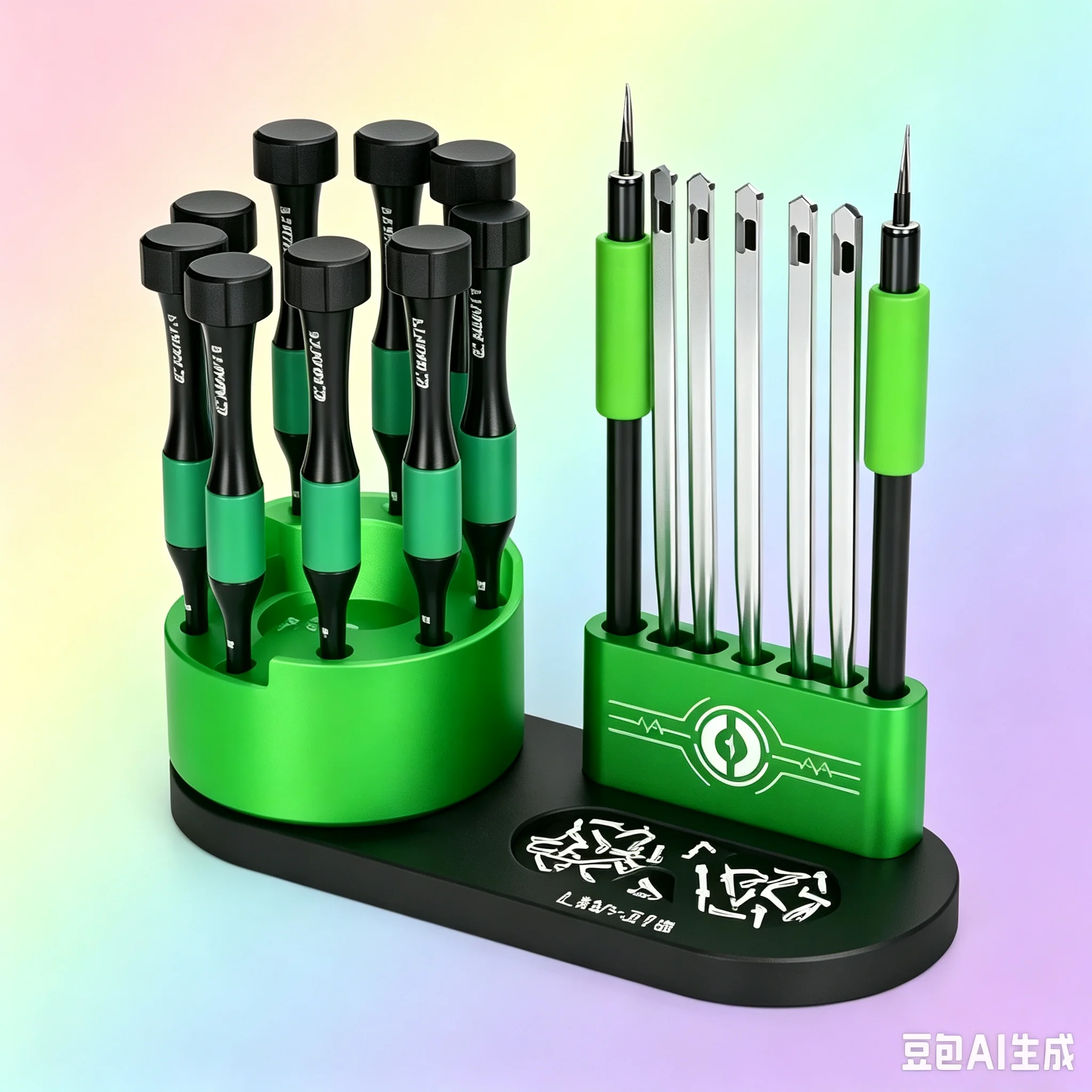 LUOWEI 360° Rotating Storage Box with Built-in Magnet – Suitable for Storing Screws, Screwdrivers, and Tweezers