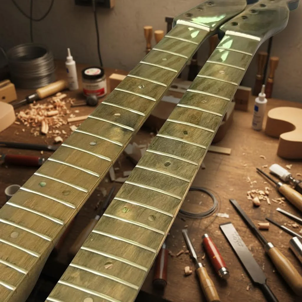 

Bolt On Guitar Neck Replacement One Piece Flame Maple Vintage For Relic Stain TL Maple Gloss Finish