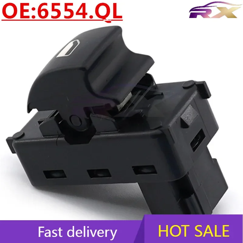 NEW:6554.QL   Power Window Master Control Switch For Peugeot207  /Citroen C4