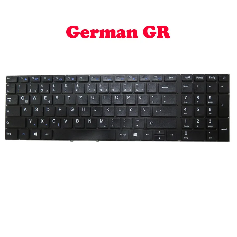 Laptop Keyboard For SCDY-360-3-01 German GR Black New