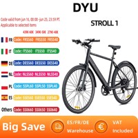 DYU-Stroll 1 Adults Electric City Bike 26 Inch woman Electric Bicycle 250W Motor E-Bike 36V 9Ah Battery City Commuter ebike