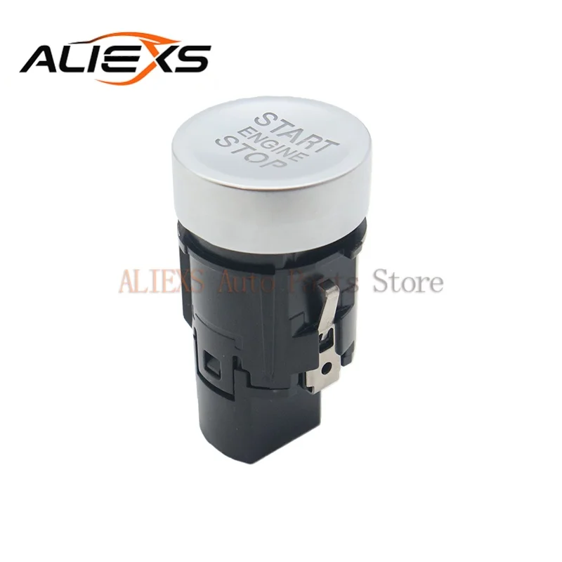 Car Push One-Touch Start Button Key Durable Engine Start Stop Push Switch Button 8U0905217A For Audi Q3 2012-2018