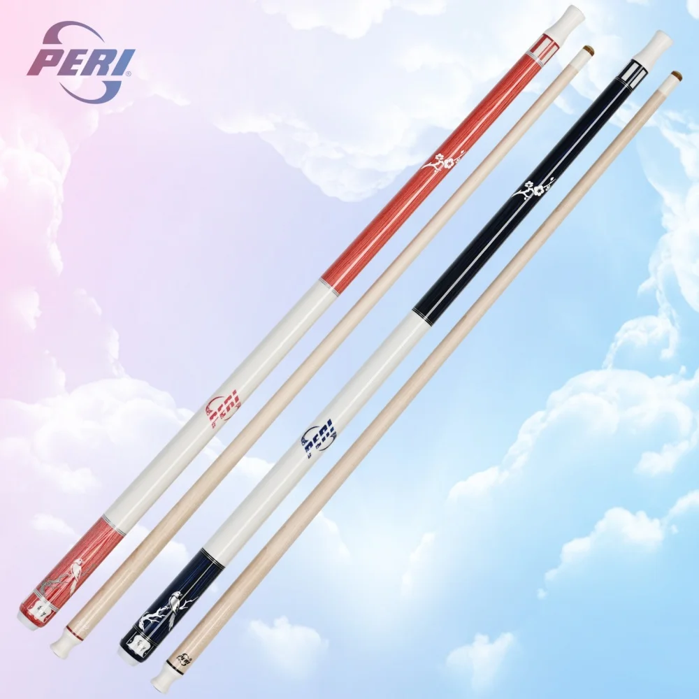 PERI 58-Inch Younger Lover Billiard Pool Cue Stick 12.5mm Durable Wood Construction for Pool Game Enthusiasts