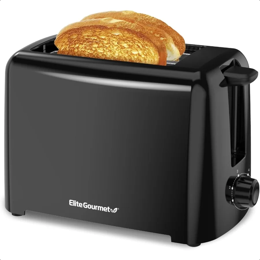 

ECT1027B Cool Touch Toaster with 6 Temperature Settings Extra Wide 1.25 Slots for Bagels Waffles Specialty Breads Puff Pastry S