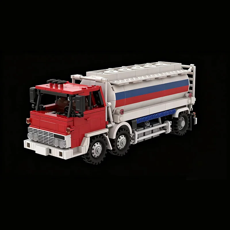 City Car Model MOC Building Bricks KB Ranger Tanker Medium Truck Modular Technology Children Holiday Gifts Assemble Toys Suit