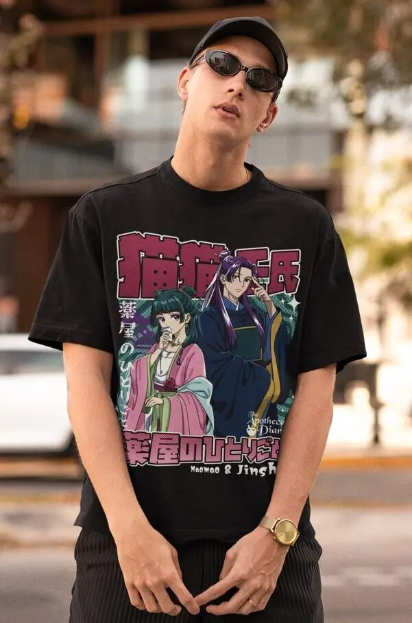 kusuriya no hitorigoto maomao T-shirt Kawaii Short Sleeve Waifu Girl Gift Shirt