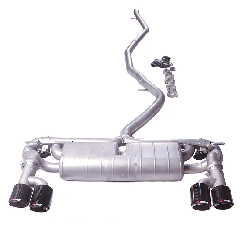 

Подходит для BMW X5 3.0T F15catback304 2010-2016 года, электронный клапан из нержавеющей стали, четыре наконечника, соответствующий выхлоп заднего бампера M5