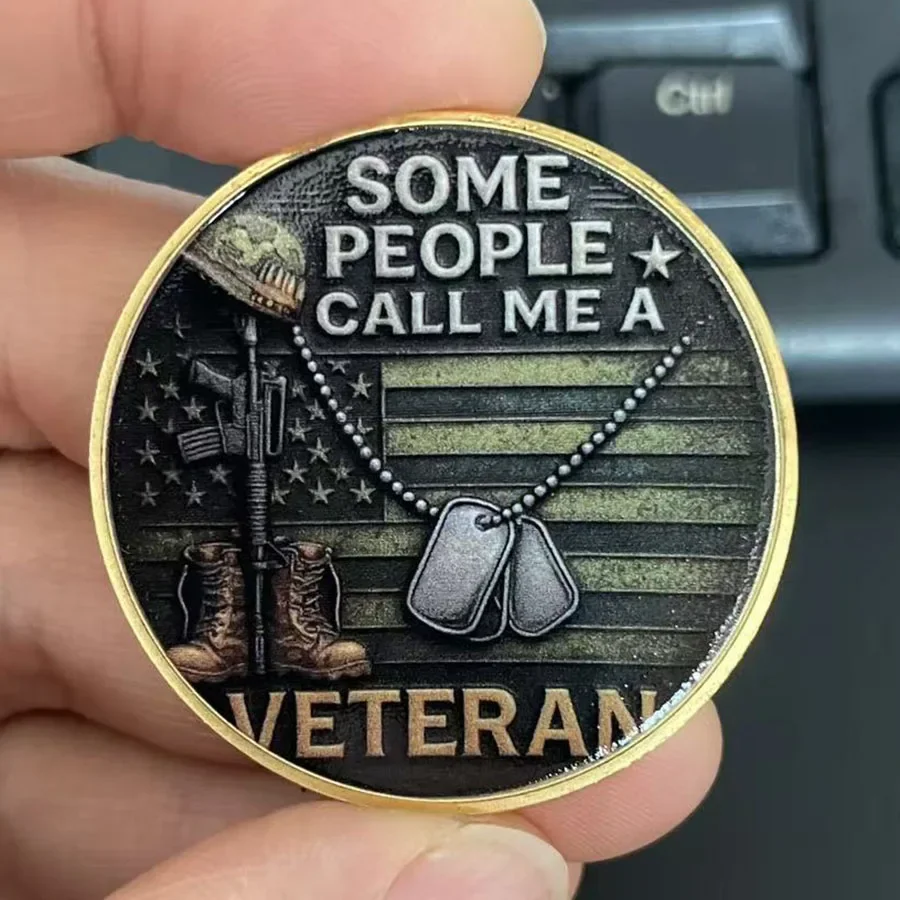 Souvenir Veterans Military Commemorative Coin Collection Gift