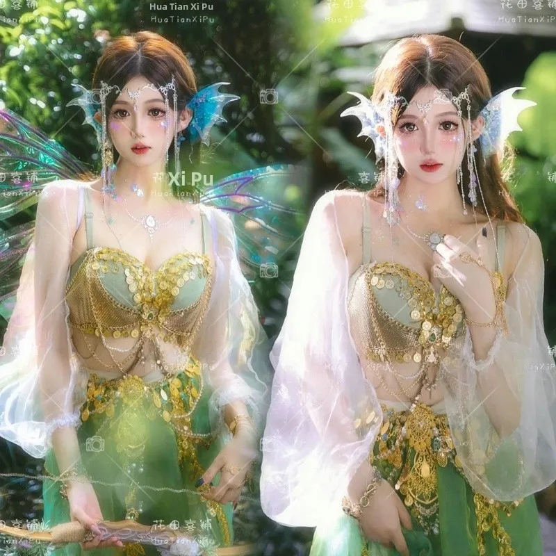 

2026 New Mermaid Princess Photography Theme Costume Fairy Dream Art Photo Stage Performance Clothes Women's Fashion