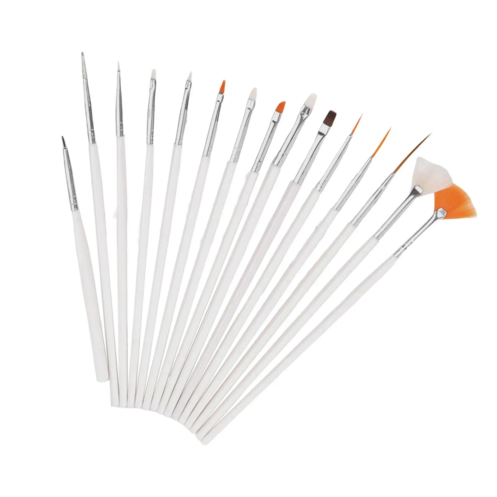 Clay Sculpting Brush Tool Set with Hook Pen Nylon Bristles for Doll Painting Ceramic Hobby Modeling Supplies